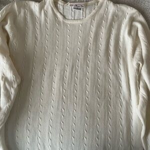Talbots Ivory Women’s Cable Knit Sweater